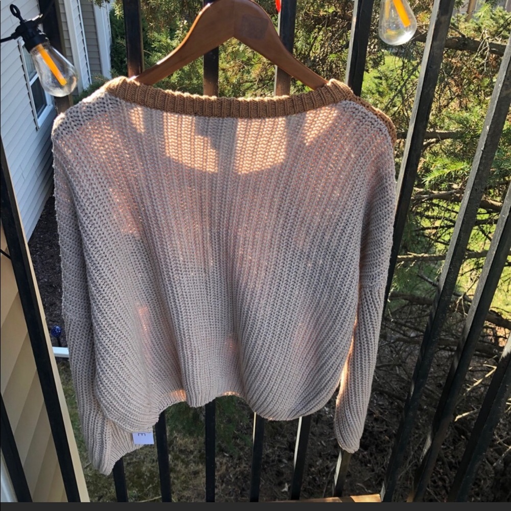 SOLD VICI Chevron Color Block Sweater - Picture 8 of 8